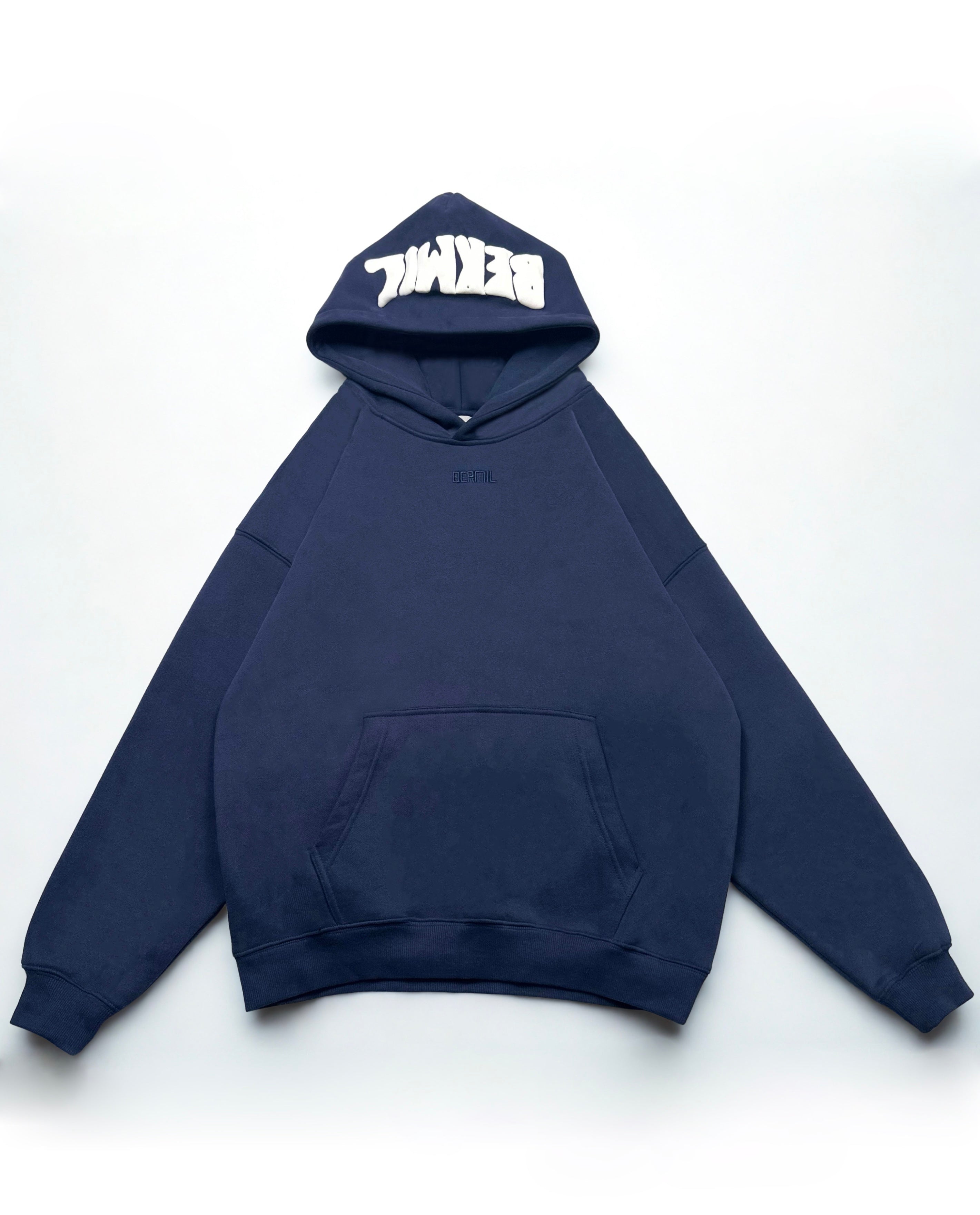 DARK BLUE "DONT FEAR" HOODIE